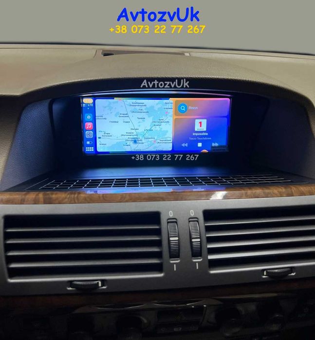 Дисплей BMW 3 5 7 Z4 e60 e65 e61 e62 e63 е60 е64 e90 e66 e89 Android 15