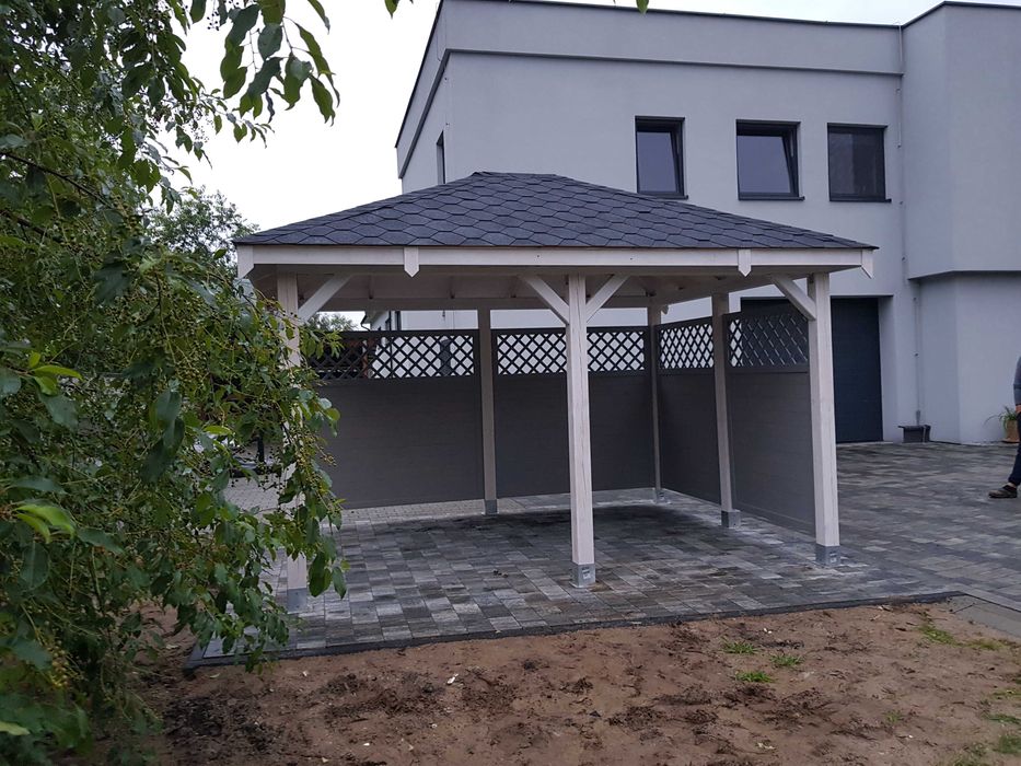 altana ogrodowa, drewniana, zadaszenie ogrodowe, wiata , konstrukcja,