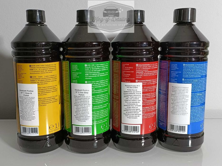 Massas/Massa Polir Nextzett (Nº1, Nº2, Nº3 e Nº4)