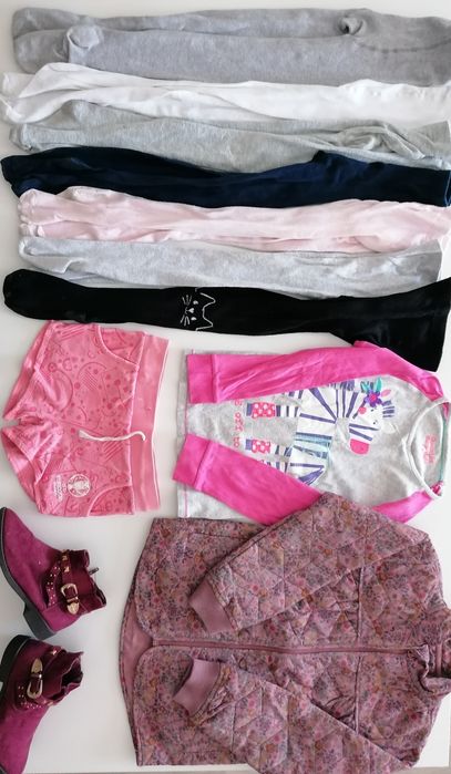 Paka ubrania dla dziewczynki rozmiar 122/128 cm Zara H&M C&A Lindex