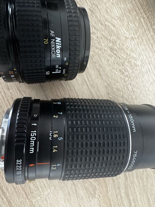 Szkła czyste, bez grzyba i rys» ( Zestaw 4 obiektywów retro Nikon, Pentax, Hanimex, Ozeck | Japan Okazja