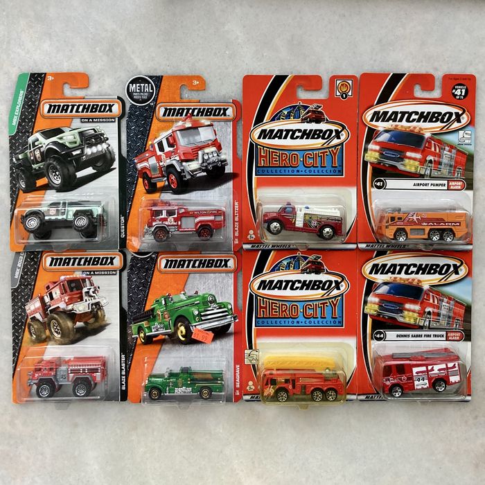 Matchbox, Police, Ambulance, Fire Truck, Military