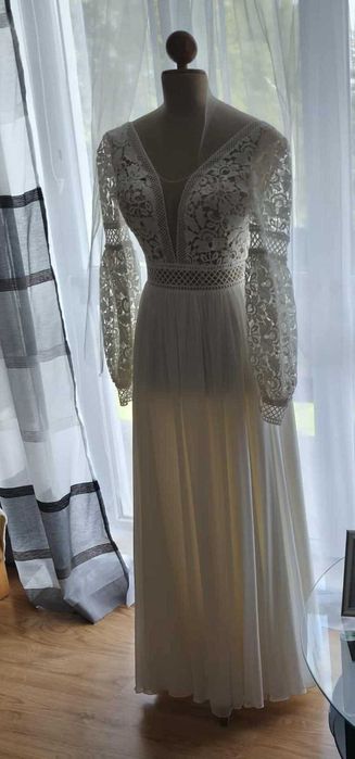Suknia ślubna boho 34/36