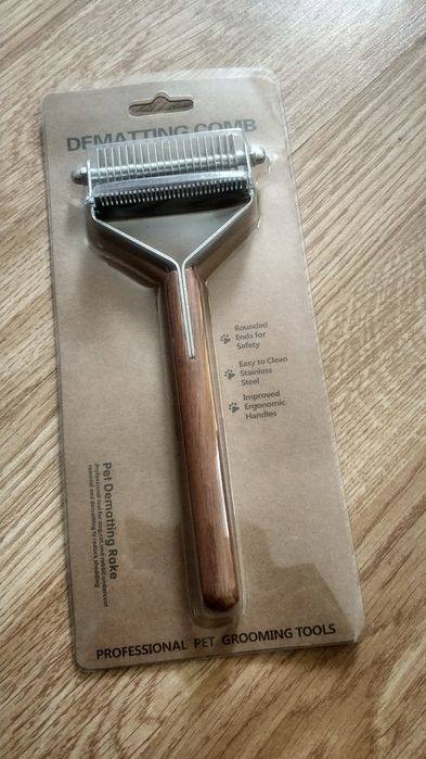 Професійний підшерстковий гребінь (рашпіль) для собак та котів
