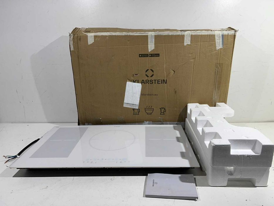Индукционная плита Белая-черная Klarstein Delicatessa 90 Flex