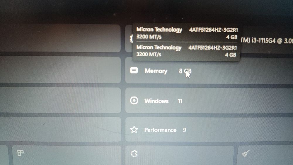ОЗУ micron  ddr4 SDRAM 3200 4+4gb