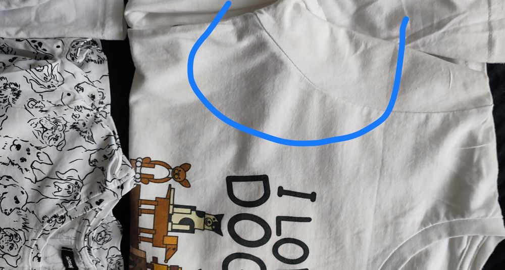 4 śliczne koszulki t-shirt z pieskami r. M-L dog