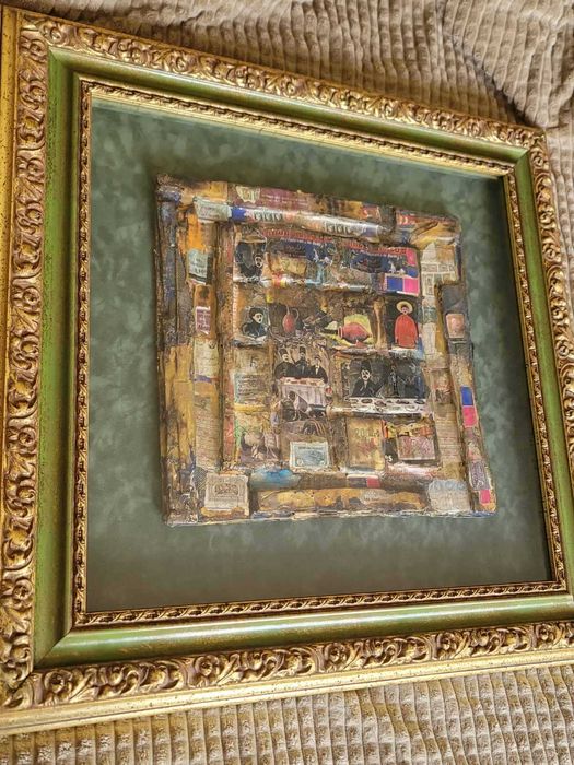 Картинная инсталляция на тему Нико Пиросмани.