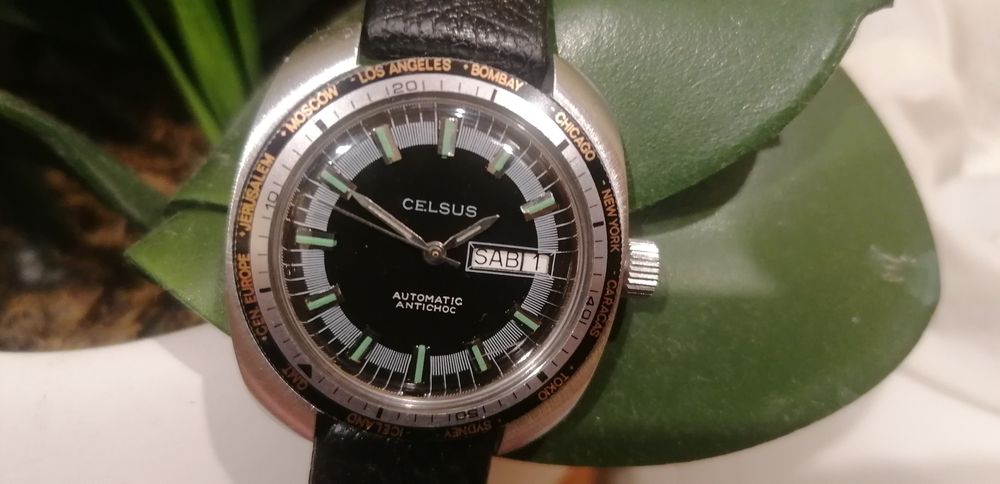 Relógio antigo automático celsus mergulho  (novo)