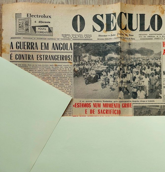 O Século 1961 Guerra em ANGOLA