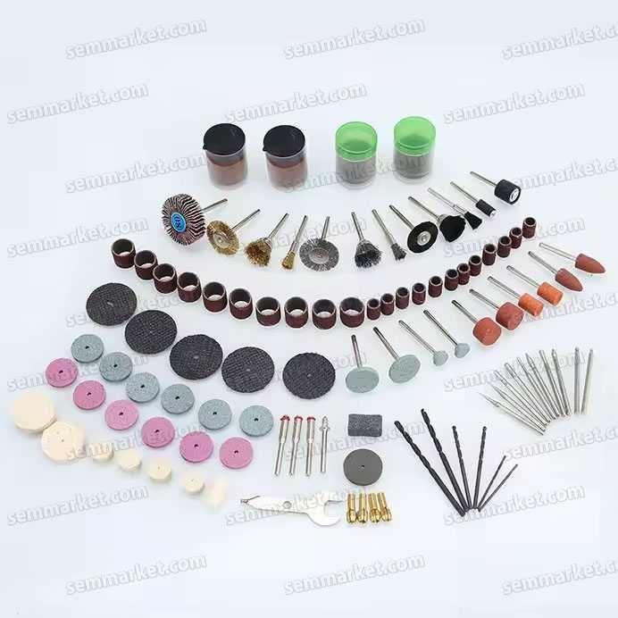 Набор насадок бор шарошка фреза полировальный круг в ассортименте