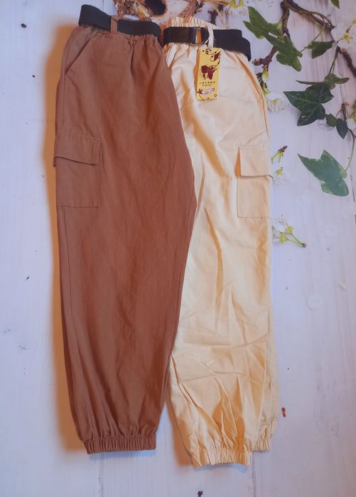 Жіночі штани карго джогери на ризинці S-M