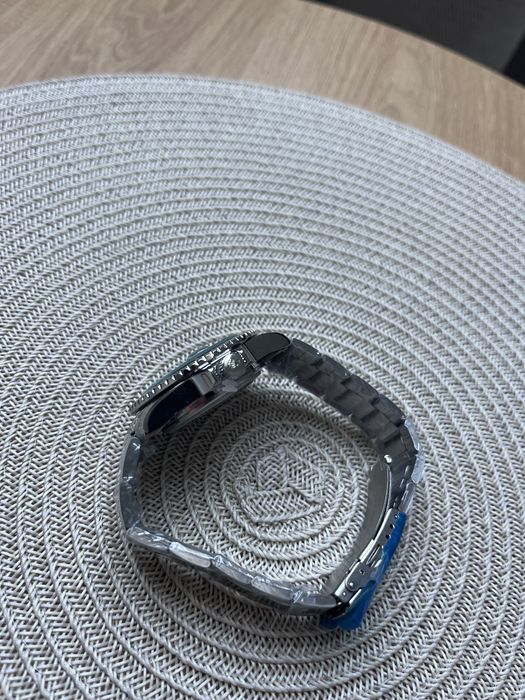 Zegarek czarno/srebrny, nowy