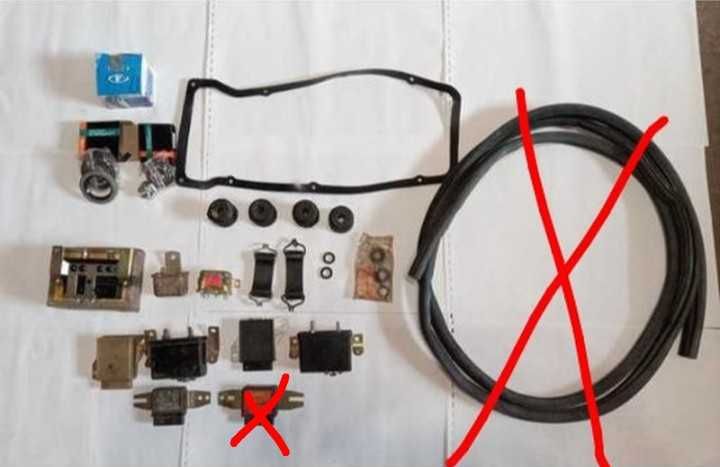 Лот: набор запчастей ВАЗ 21 классика -подшипник,реле,регулятор,резинки