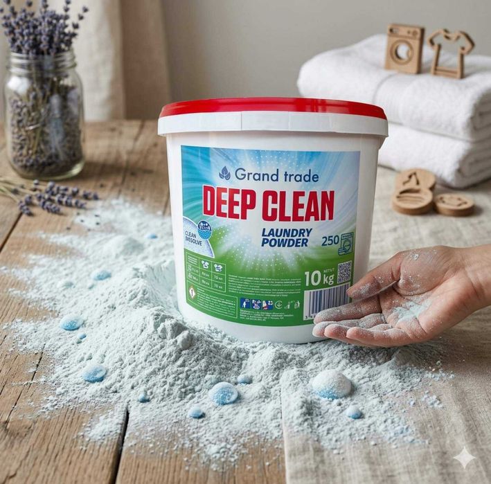 Аква пудра високоякісний пральний порошок Deep Clean Німеччина