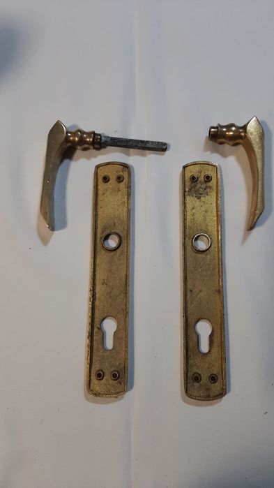 Klamka mosiężna zestaw