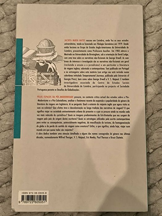 Livro "Pelos Espaços da Pós-Modernidade" de Jacinta Maria Matos