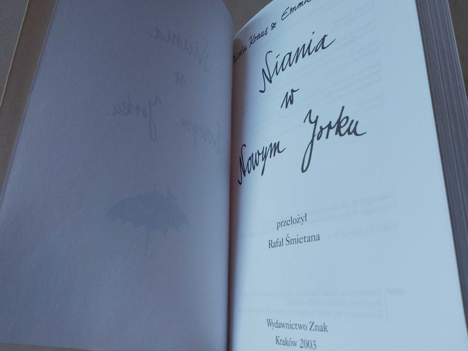 N. Kraus "Niania w Nowym Jorku" 2003