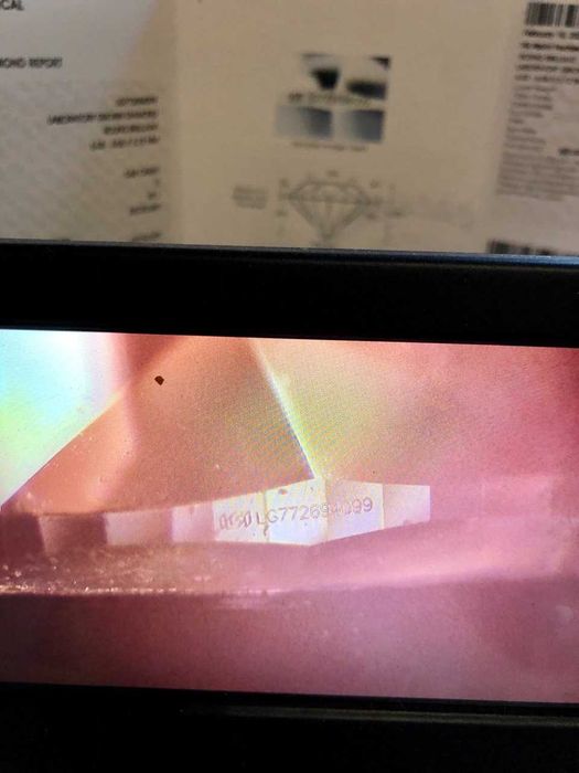 Серьги(гвоздики) белое золото бриллианты 1.67ct диаметр по 6 мм сертификат