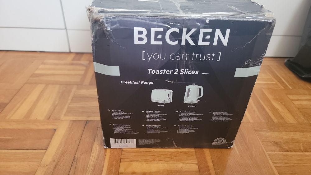 Torradeira BECKEN BT4606 (Verde, 870W)