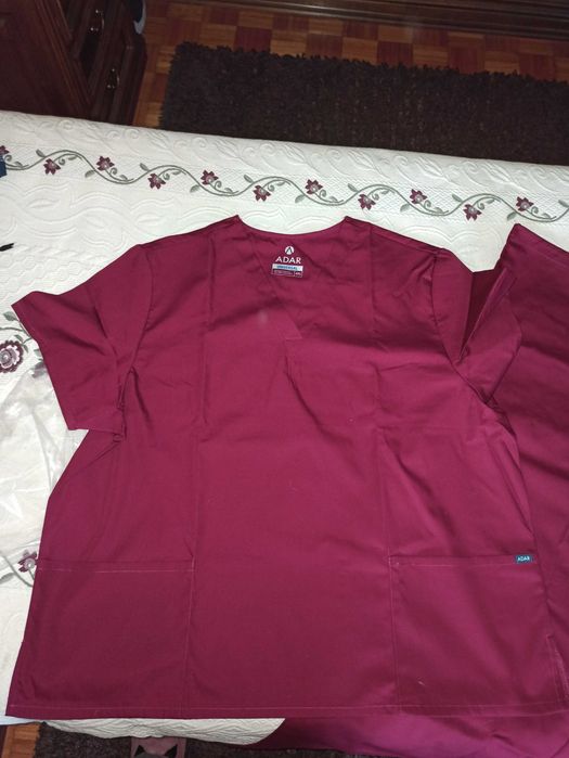 Pijama Cirúrgico Bordô 4XL NOVO