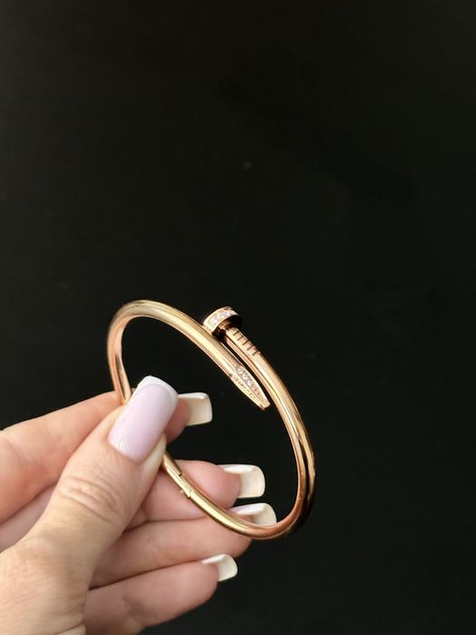 Браслет cartier гвоздь розовое золото