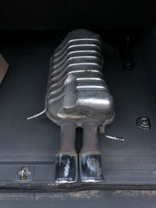 Mercedes Benz AMG глушитель w203 w124 w140 w210 вихлоп амг