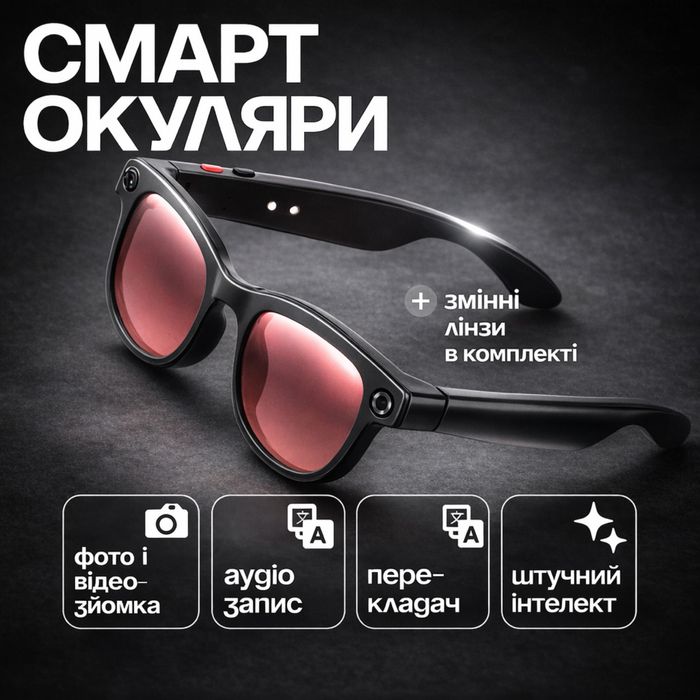 Окуляри з камерою