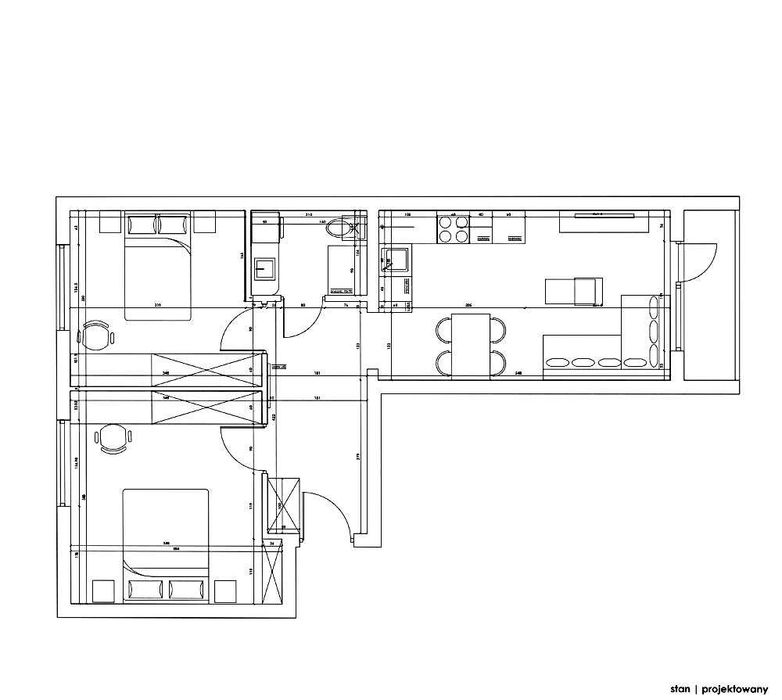 !!-ŚWIEŻO PO REMONCIE OD ARCHITEKT-3pokoje-53 m²-OGRZEWANIE MIEJSKIE-BALKON-FULL WYPAS-meble od stolarza-AGD-wysoki standard-!! - Widok 2