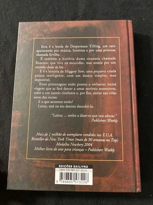 Livro "A lenda de despereaux"