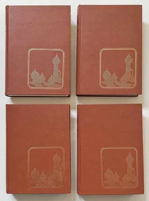 Lote 7 volumes das Obras completas de MÁXIMO GORKI.