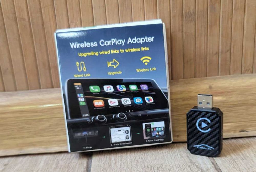 Адаптер Wireless CarPlay 2024 USB компактний Q1M бездротовий