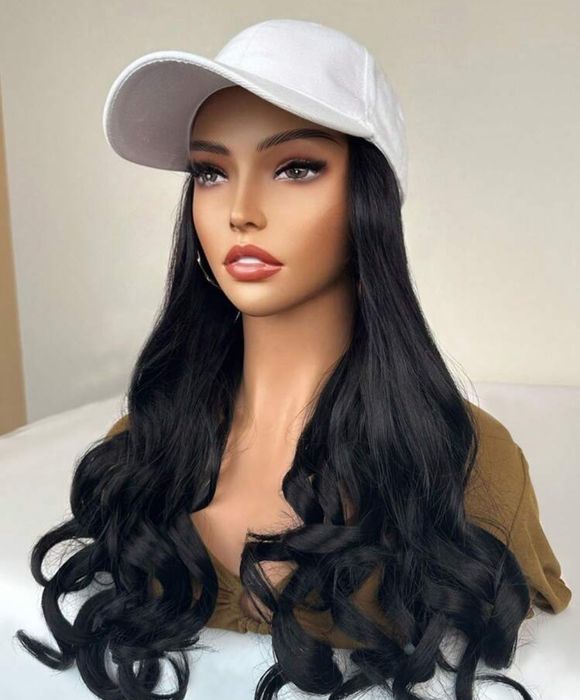 Czapka z włosami różne kolory i długość darmowa dostawa