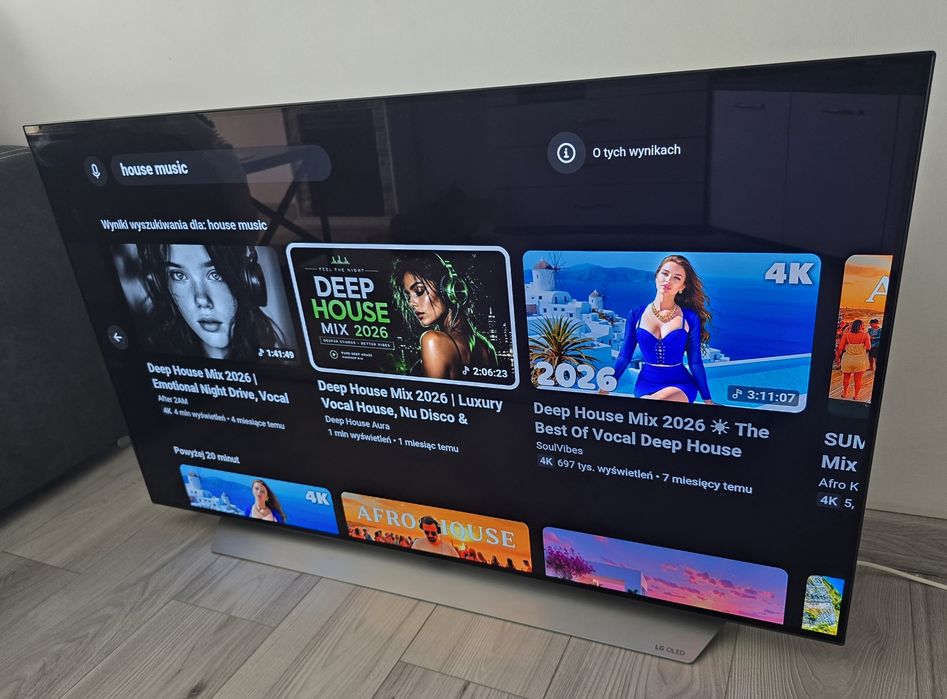 LG 48" OLED 120Hz α9 Gen4 AI SmartTV 4K UHD WebOS HDR 10 OLED Motion Pro Tanio!
