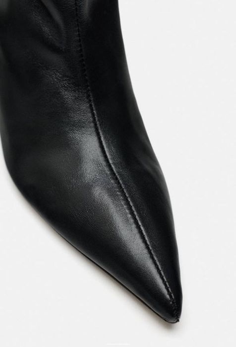 Сапоги кожа Zara
