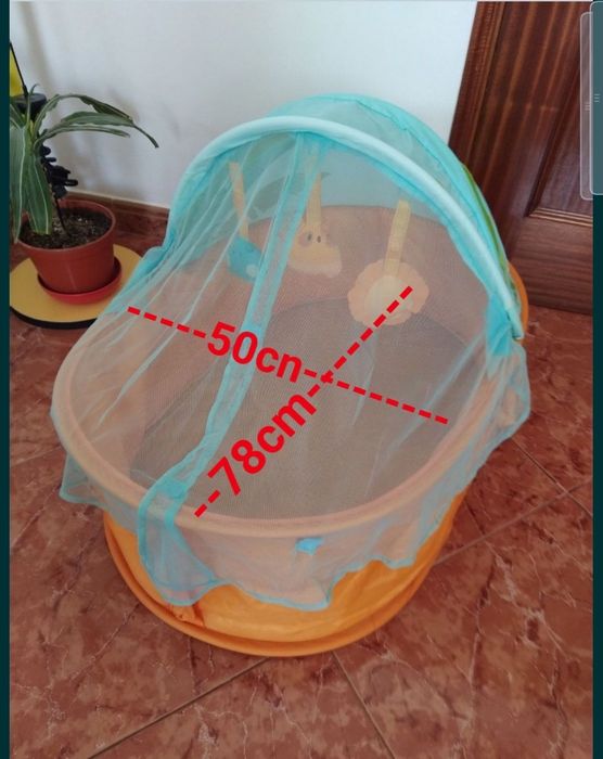 Berço de viagem bebé, praia campo jardim campismo casa quarto sala.