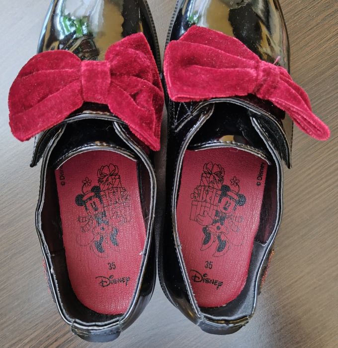 Buty loafersy czarne disney myszka miki rozmiar 35