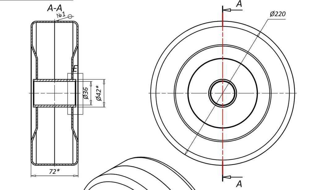 Колесо металеве. Для копалки, сажалки, плуга тощо. Вал в комплекте