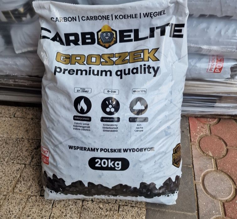 Węgiel Groszek Carboelite Premium 28Mj Promocja