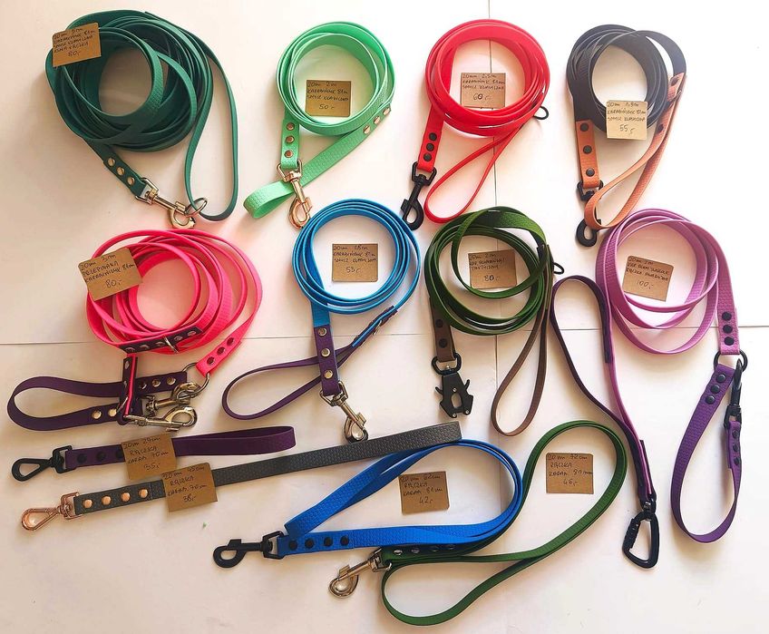 Wyprzedaż akcesoria hexa plaster miodu dla psa smycz linka obroża rącz