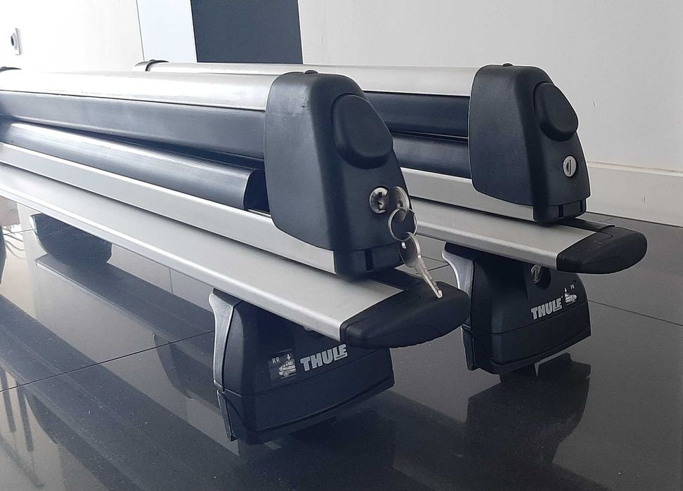 Bagażnik na narty 6 par ThuleRapidSystem753 WingBar SkiDeLux727