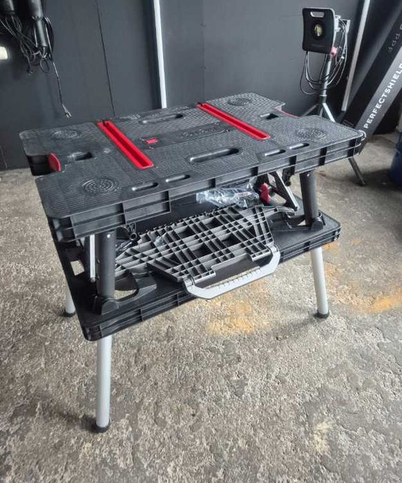 NOWY Stół Warsztatowy Składany Roboczy Work Table W Zestawie 2 Ściski