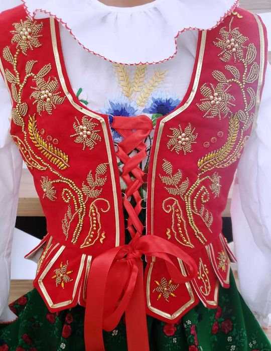 Nowy dziewczęcy gorset krakowski ( zagórzański )