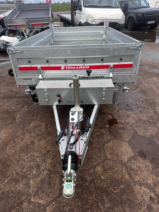 Przyczepa wywrotka TEMARED TIPPER 3217/2C 3.5T stalowe burty DOSTAWA