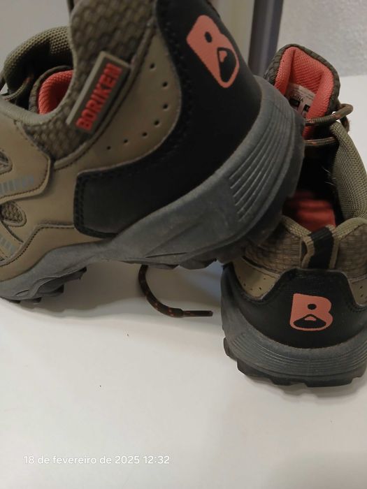 Tenis boriken cinza/rosa