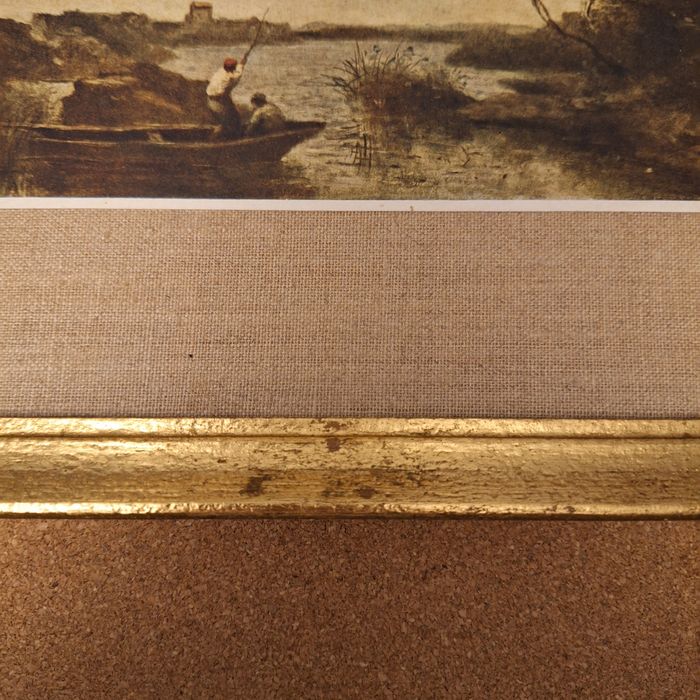 Reprodukcja dzieła "Pejzaż rzeczny" pędzla francuskiego malarza