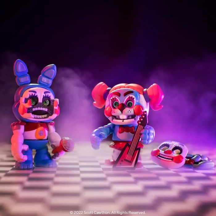 Уценка упаковка Фанко 2 фигурки Бонни и Бэби Snaps: Five Nights at Freddy's