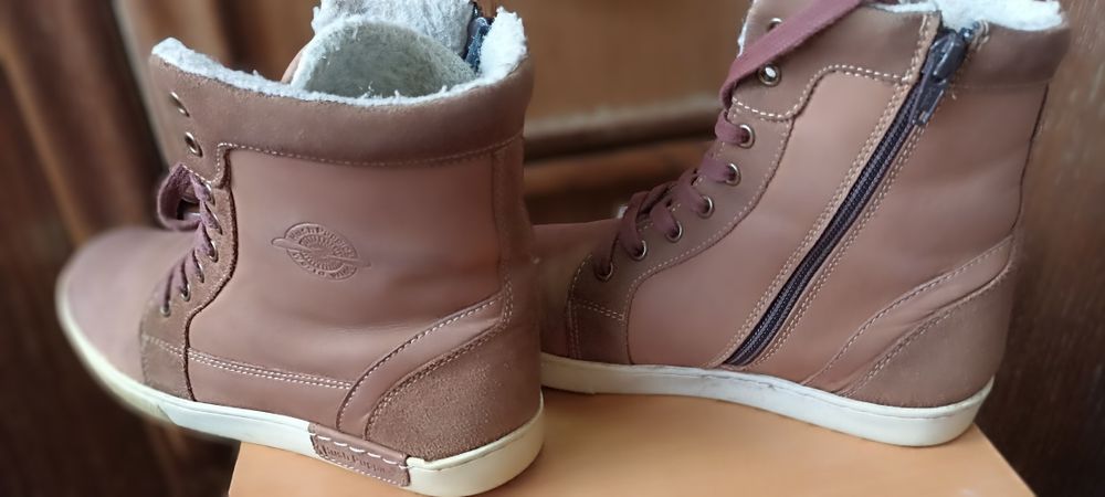 Кеды из натуральной кожи (нубук)