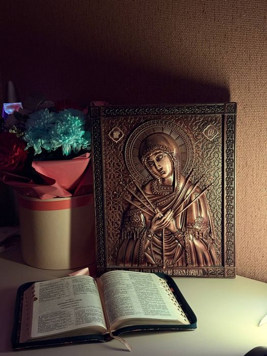 Ікона "Архангел Михаїл", різьблена картина, інші