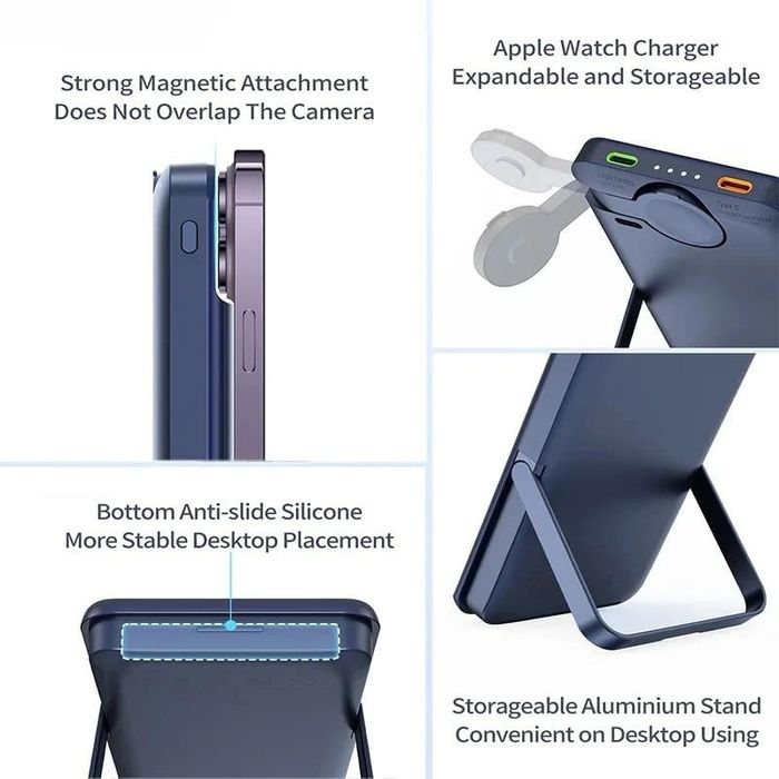 Повербанк Proove MagSafe 2в1 Apple iphone+watch магнитная зарядка bank